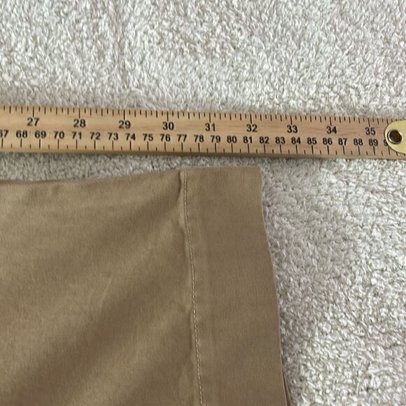 ReDone Pants womens size 31 washed khaki Y2K 90s wide leg cotton High rise New - Picture 12 of 13